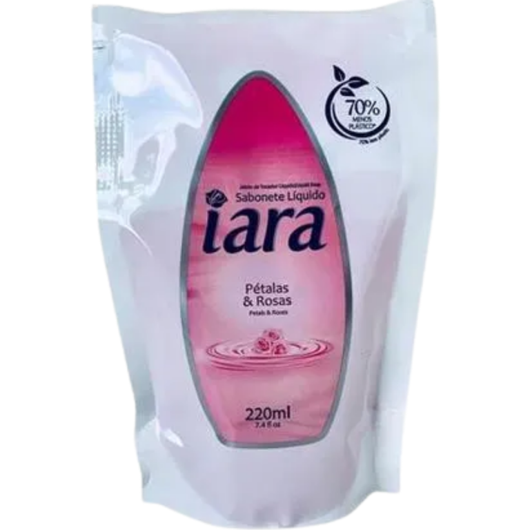 SABONETE LIQUIDO IARA PETALAS E ROSAS REFIL 220ML