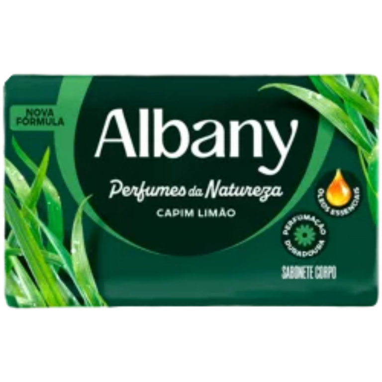 SABONETE ALBANY CAPIM LIMAO 80G
