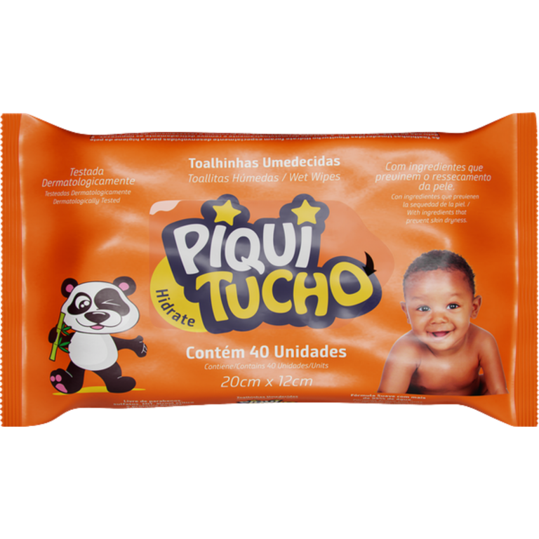LENCO UMEDECIDO PIQUITUCHO HIDRATE 40UN