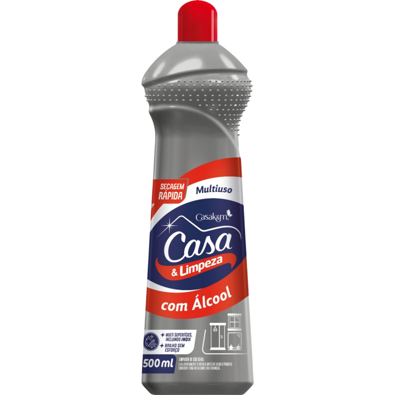 MULTIUSO CASA E LIMPEZA COM ALCOOL 500ML