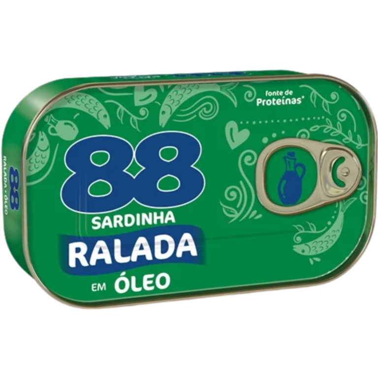 SARDINHA 88 RALADA OLEO 110G