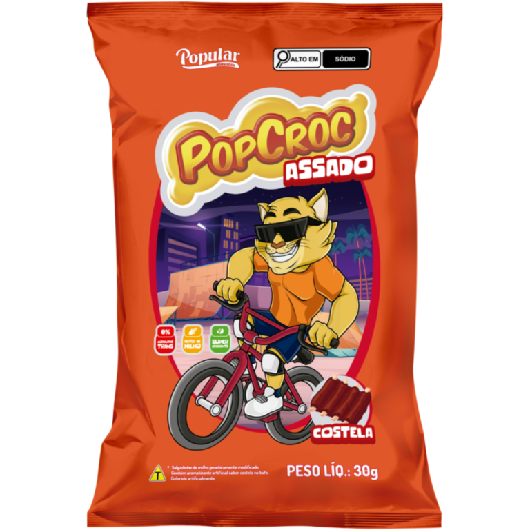 SALGADINHO POPCROC ASSADO COSTELA 30G