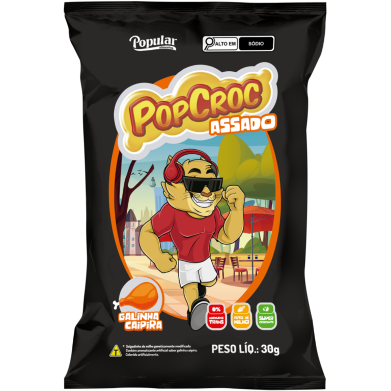 SALGADINHO POPCROC ASSADO GALINHA 30G