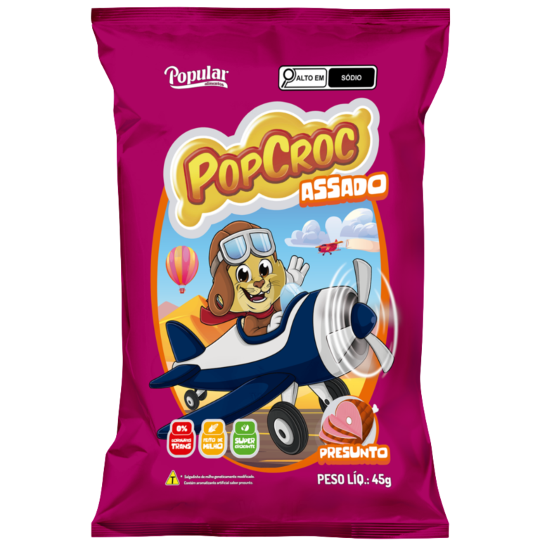 SALGADINHO POPCROC ASSADO PRESUNTO 45G