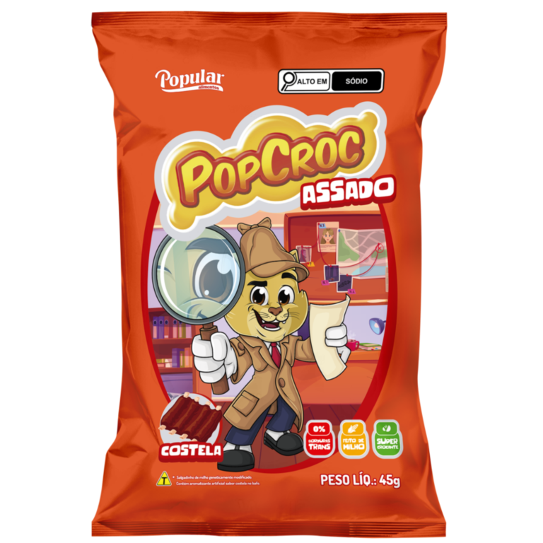 SALGADINHO POPCROC ASSADO COSTELA 45G