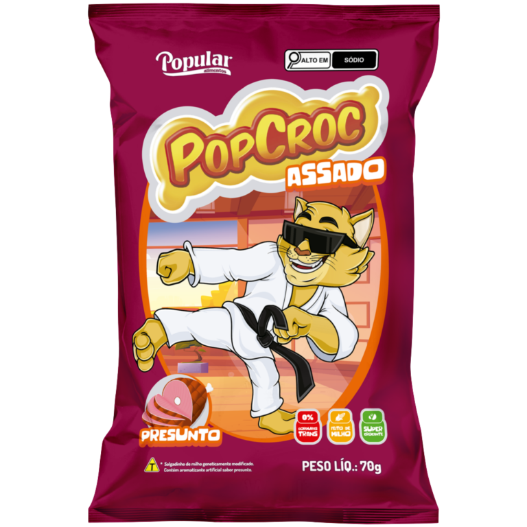 SALGADINHO POPCROC ASSADO PRESUNTO 70G