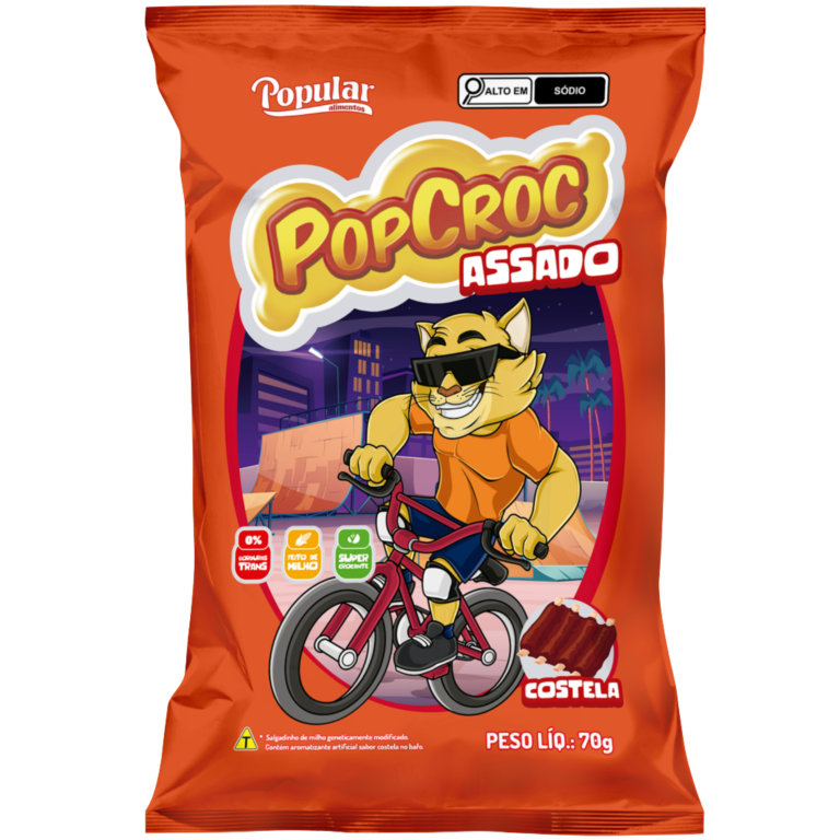 SALGADINHO POPCROC ASSADO COSTELA 70G