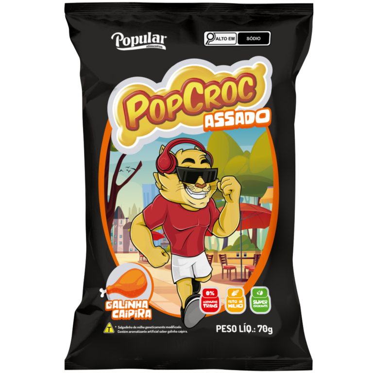 SALGADINHO POPCROC ASSADO GALINHA 70G