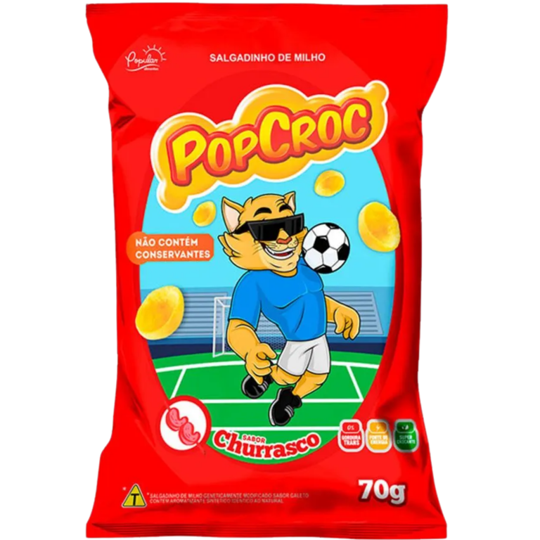 SALGADINHO POPCROC ASSADO CHURRASCO 70G