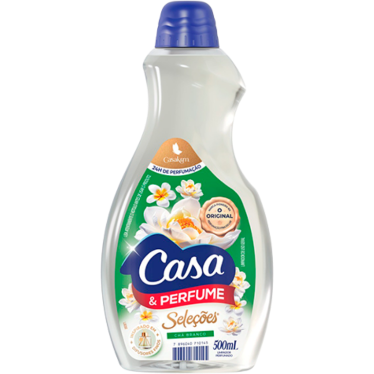 LIMPADOR CASA E PERFUME SELECOES CHA BRANCO (TRANSPARENTE) 500ML