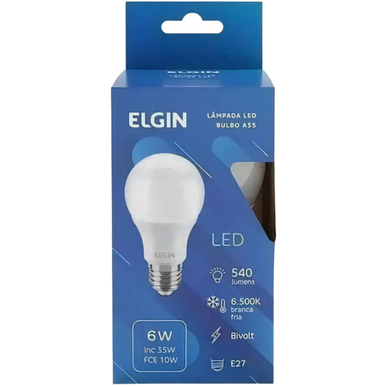 LAMPADA ELGIN LED 6500K 6W BIVOLT