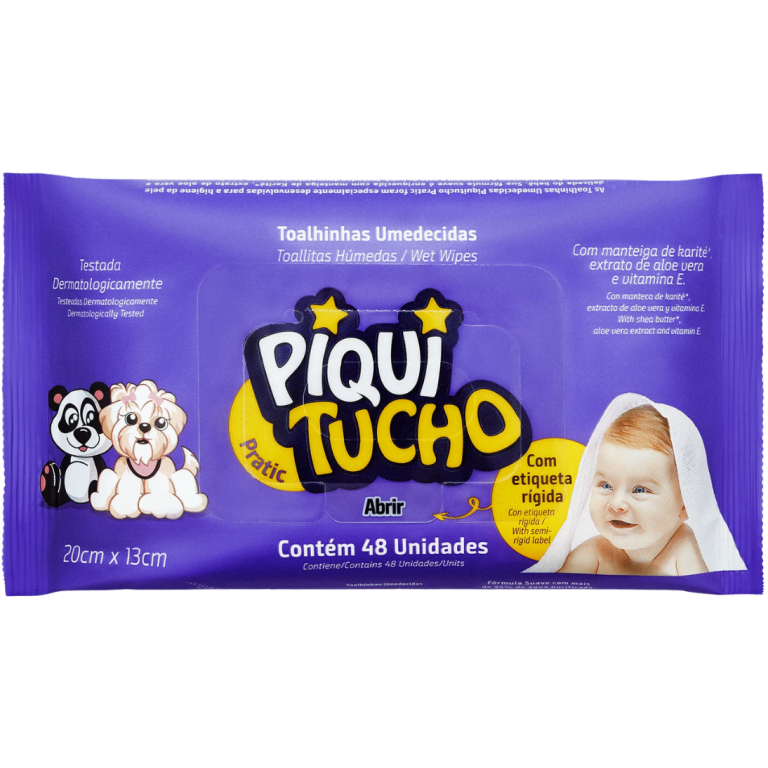 LENCO UMEDECIDO PIQUITUCHO PRATIC 48UN
