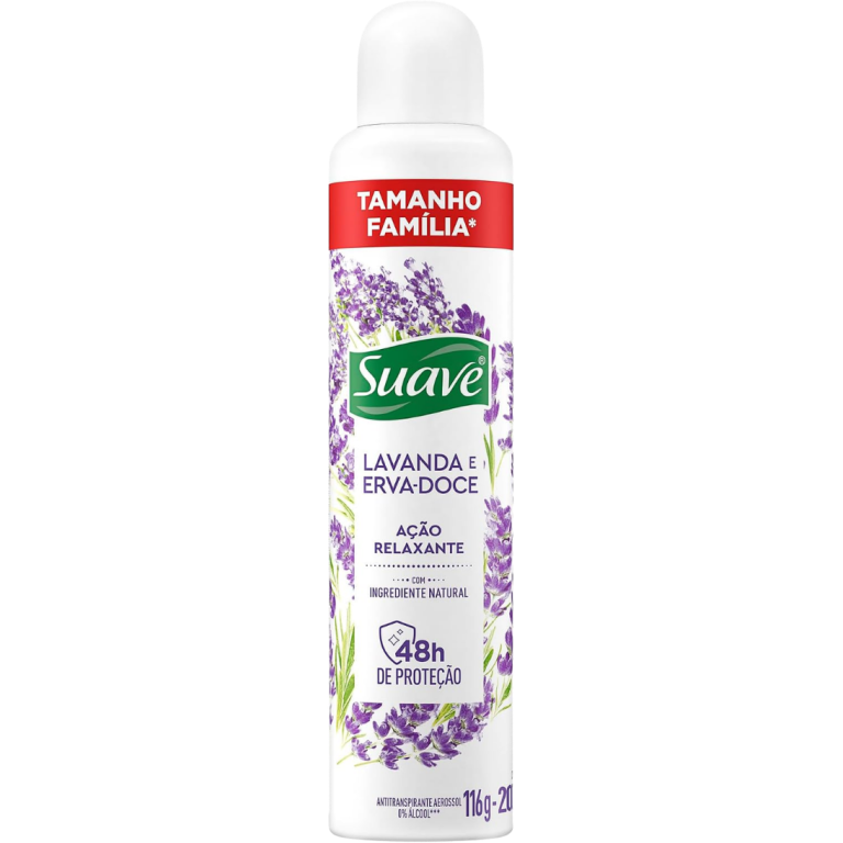 DESOD. SUAVE AEROSOL FEM LAVANDA E ERVA DOCE 200ML