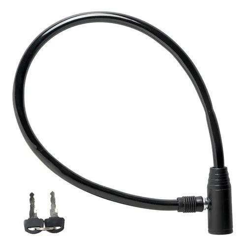 2080- CADEADO PARA BIKE 65 cm X 10 mm C/2 CHAVES