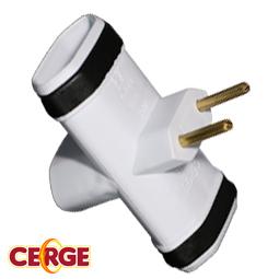 2087-1 - "T' PINO 3 SAIDAS - 2P -  10A-  INMETRO