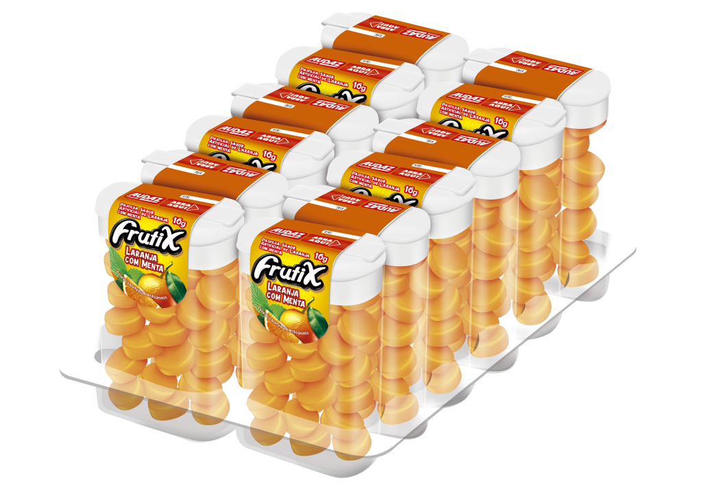AD. Frutix Laranja Com Menta 12x16g