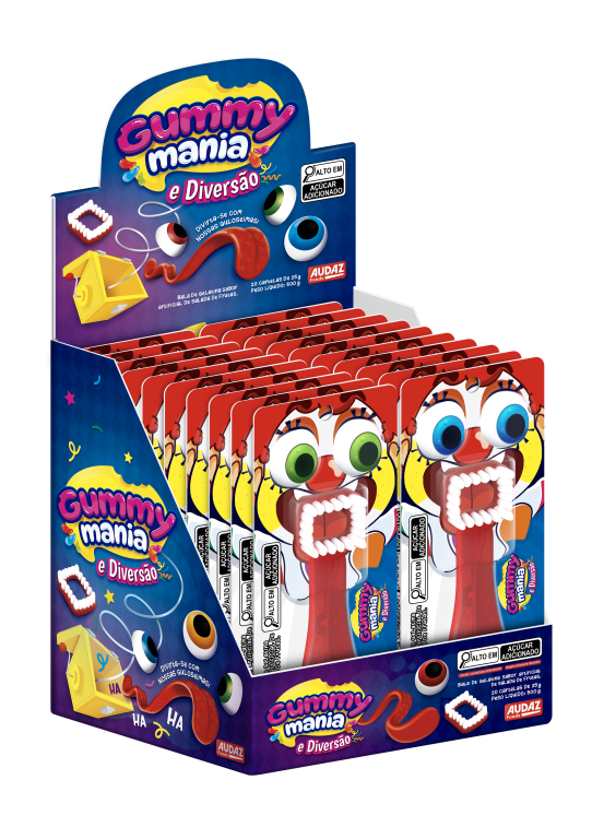 AD. Gummy Mania Diversao 20X25G