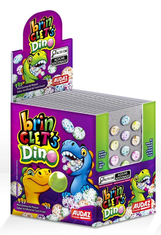 AD. Brinclets Cartela Dino 15x13,2g