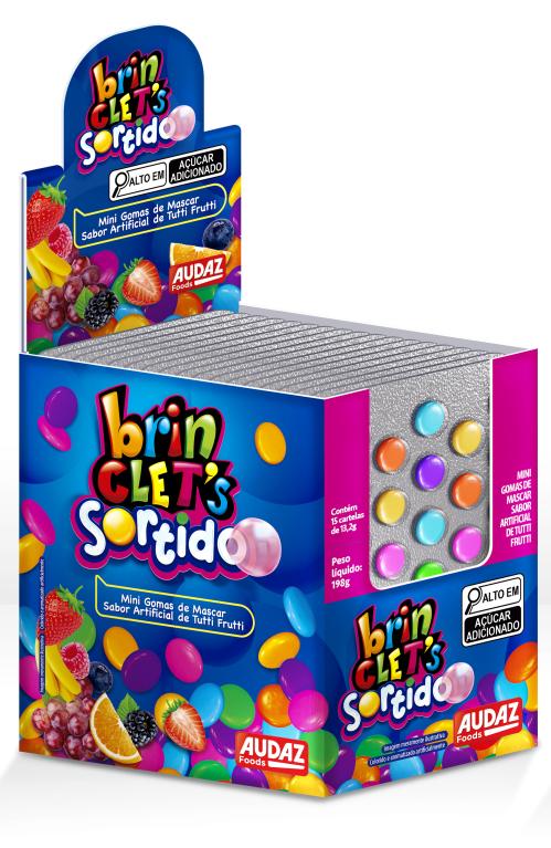 AD. Brinclets Cartela Sortido 15x13,2g
