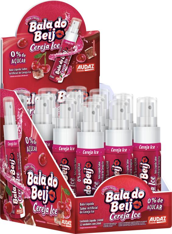 AD. Bala Liquida Cereja Ice 12X20ML