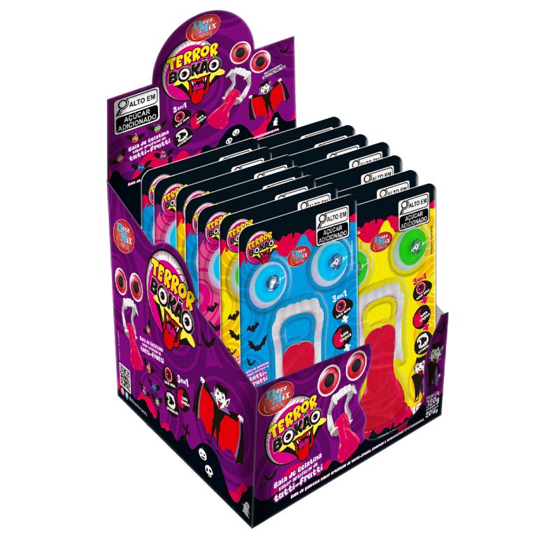 DM. Bala De Gelatina Terror Bokao 20x16g