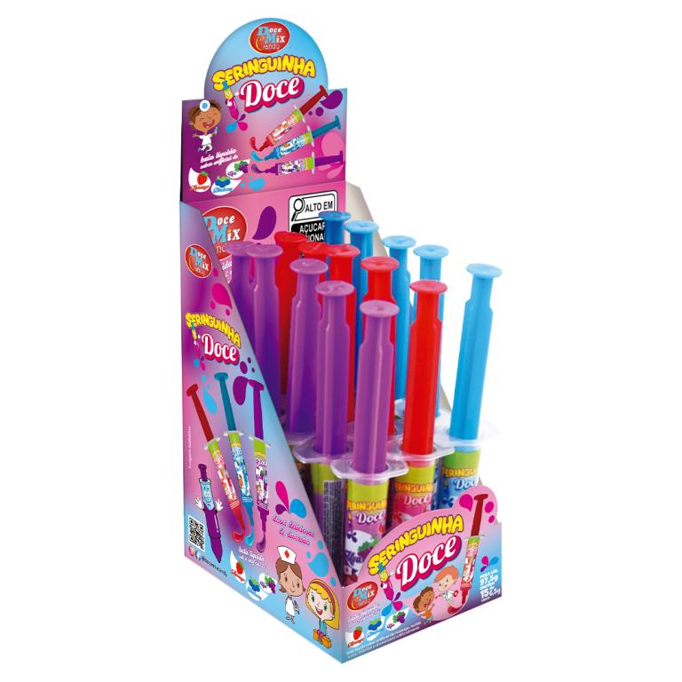 DM. Seringuinha Bala Liquida 15x6,5g