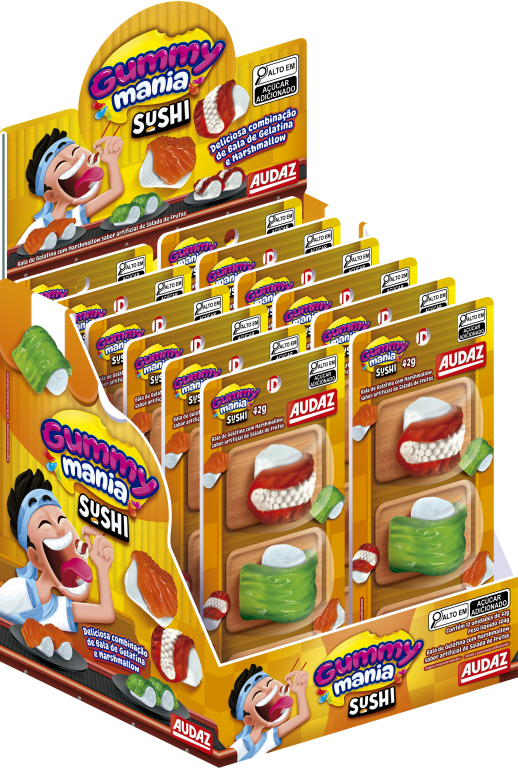 AD. Gummy Mania Sushi 12x42g