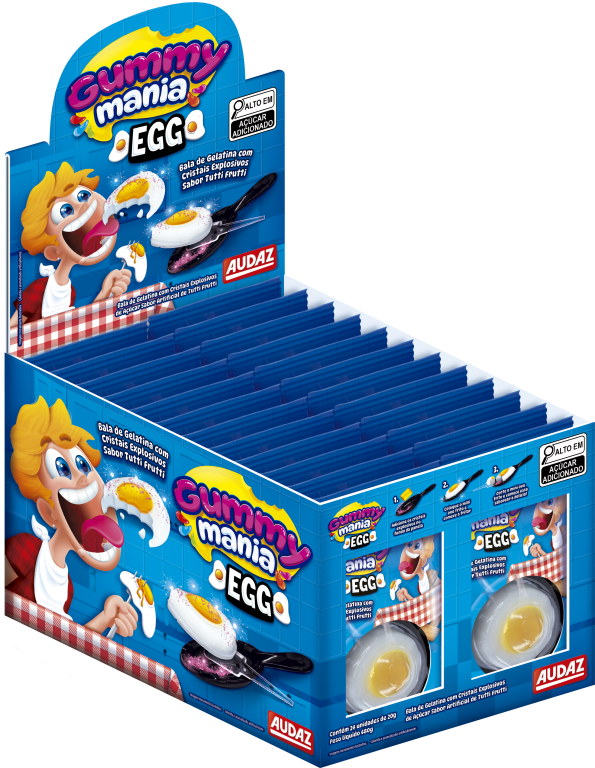 AD. Gummy Mania Egg 24x20g