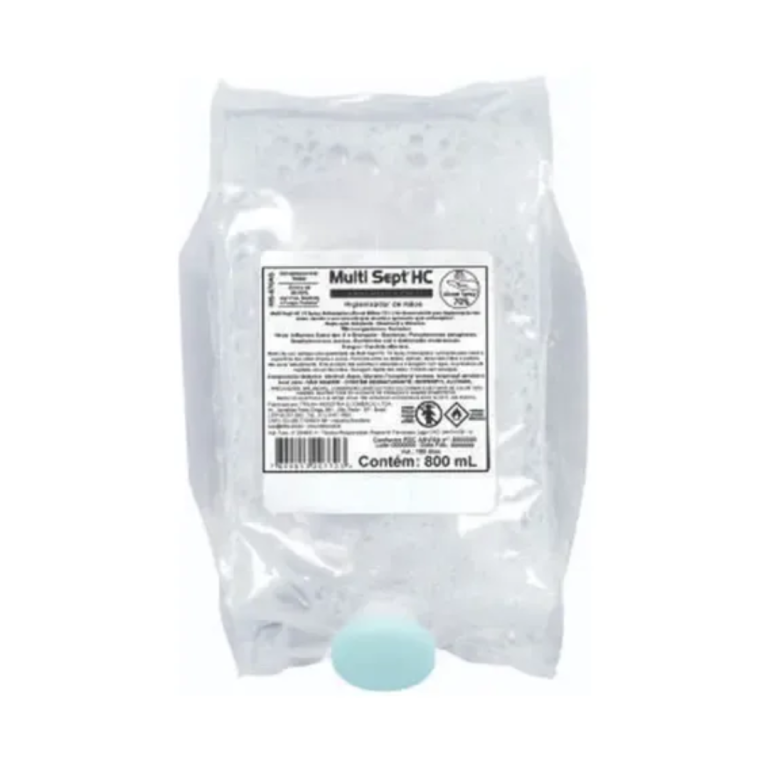 ALCOOL SPRAY 70 % ANTISSÉPTICO MULTI SEPT HC 800 ML