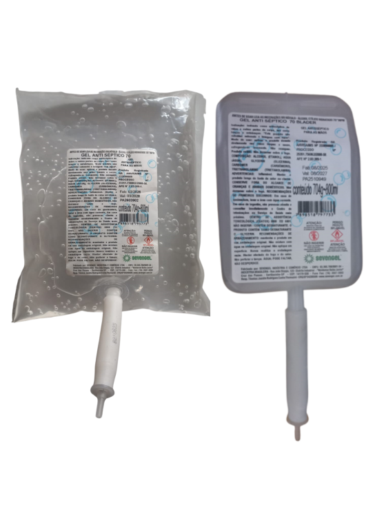 ALCOOL GEL 70% BLADER PAPER X 704 GR