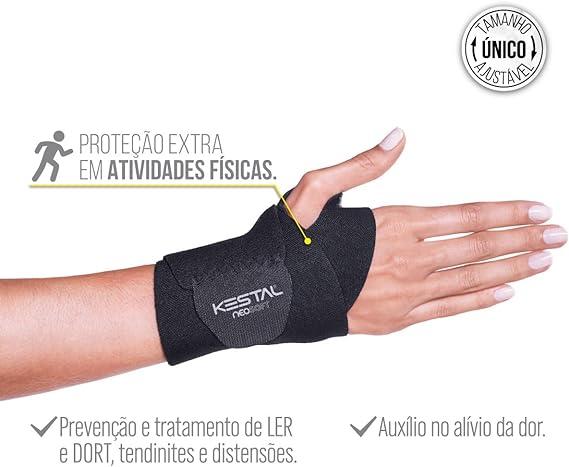 MUNHEQUEIRA AJUSTÁVEL PRETA - KESTAL