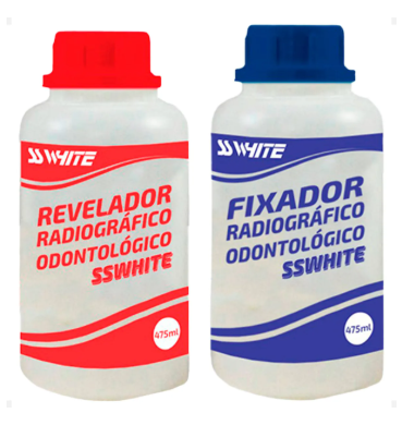 REVELADOR + FIXADOR PARA RADIOGRAFIA ODONTOLÓGICA - SSWHITE