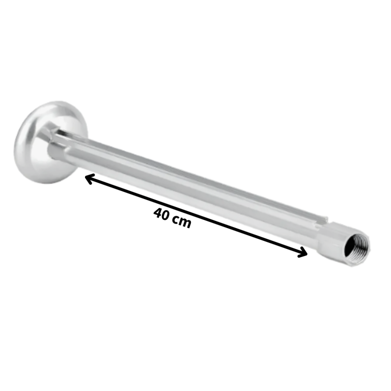 BRACO DE CHUVEIRO 40CMM ALUMINIO