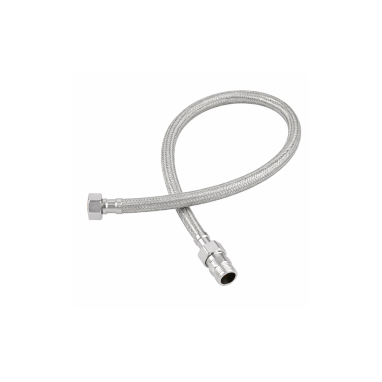 ENGATE FLEX. INOX TRANCADO 1/2 X 1/2 - 60CM (E)