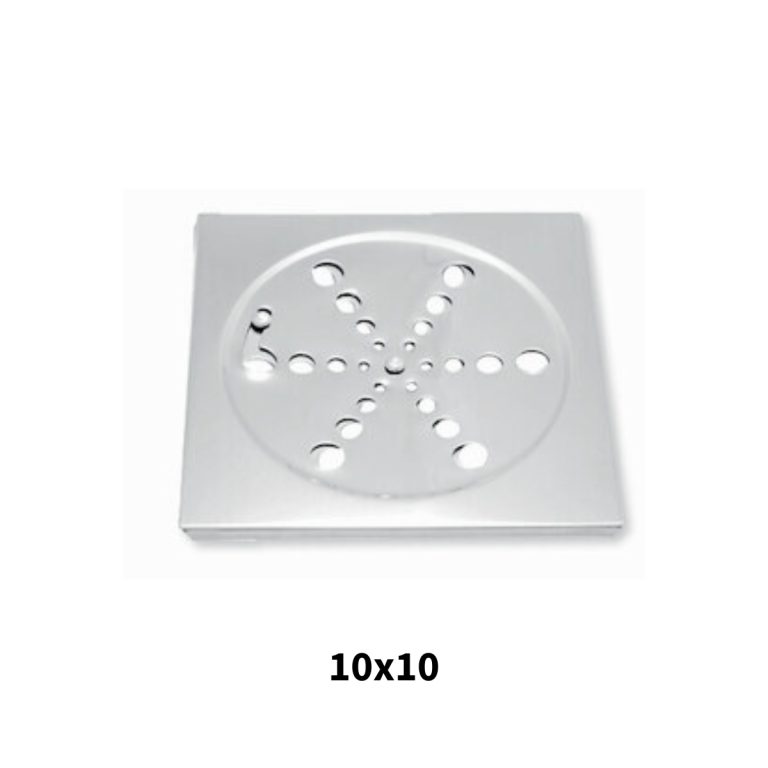 GRELHA INOX QUADRADA 10X10 C/ FECHO (E)