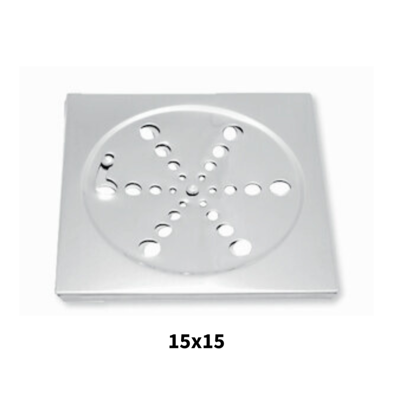 GRELHA INOX QUADRADA 15X15 C/ FECHO (E)