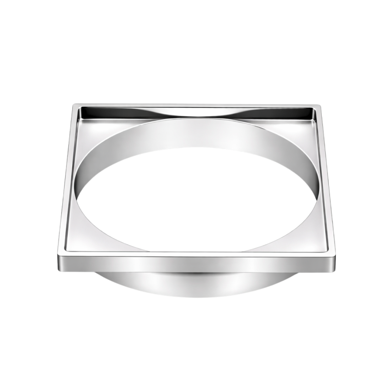 PORTA GRELHA ABS CROMADA QUADRADA 15X15 (E)