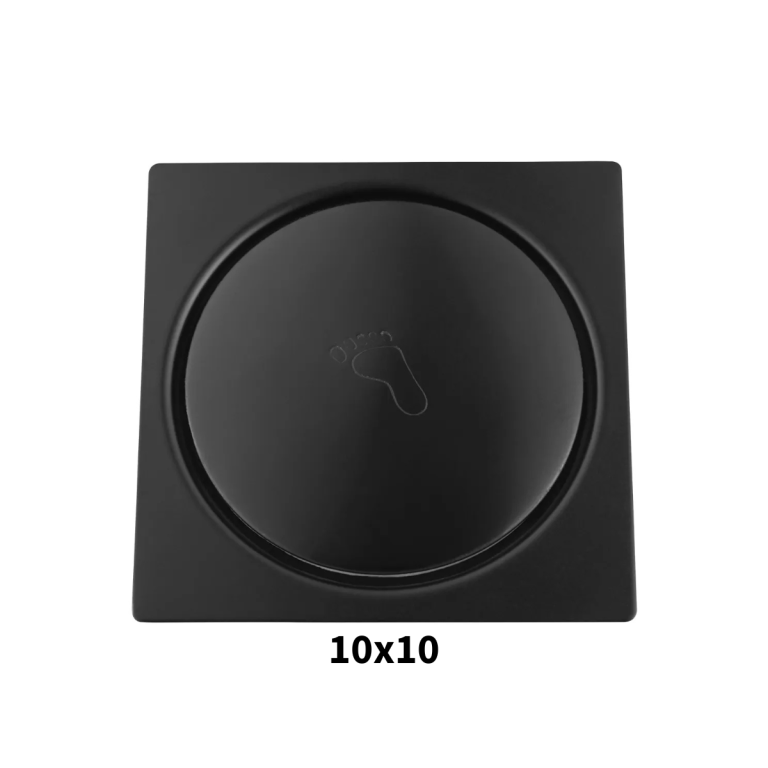 RALO CLICK INOX QUADRADO PRETO 10X10 (E)
