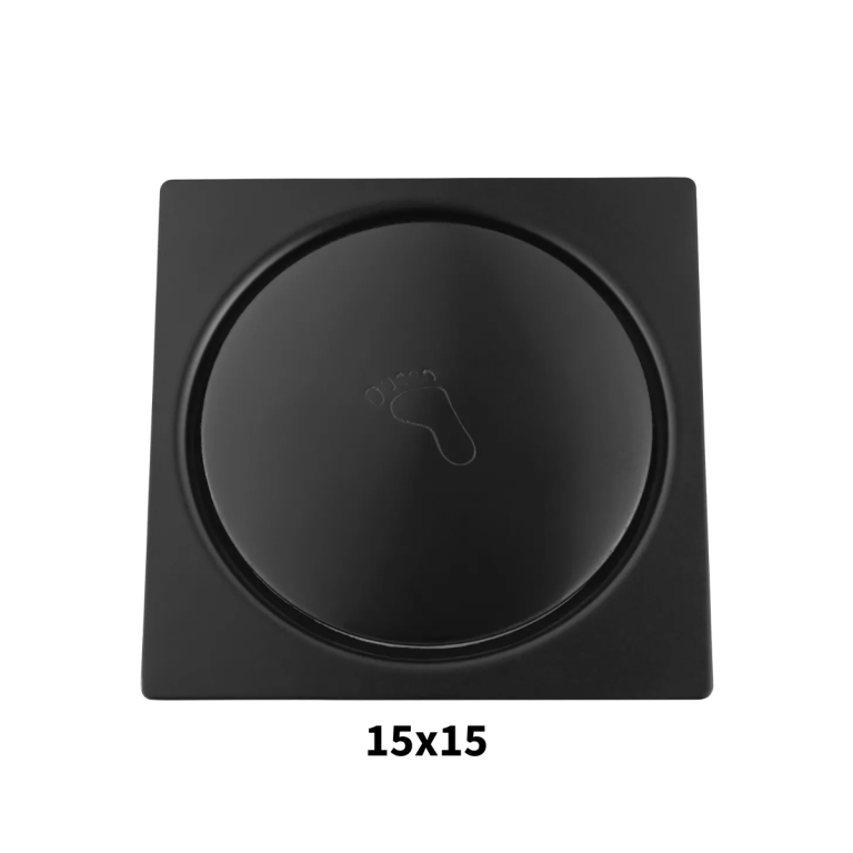 RALO CLICK INOX QUADRADO PRETO 15X15 (E)