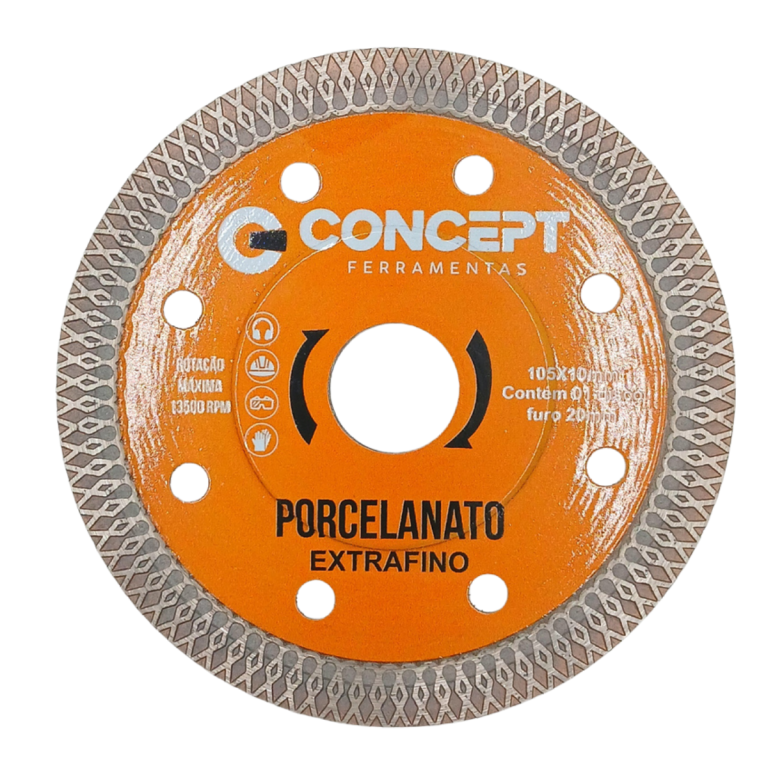 DISCO DE CORTE PORCELANATO EXTRAFINO 105X10MM CONCEPT