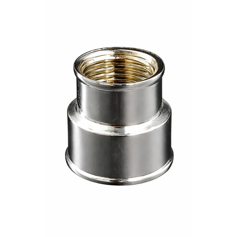 LUVA REDUCAO METAL CROMADA 3/4x1/2 (E)