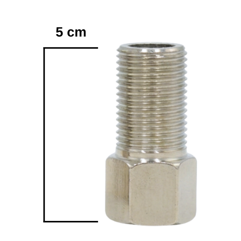 AUMENTO LONGO 1/2 INOX - CROMADO