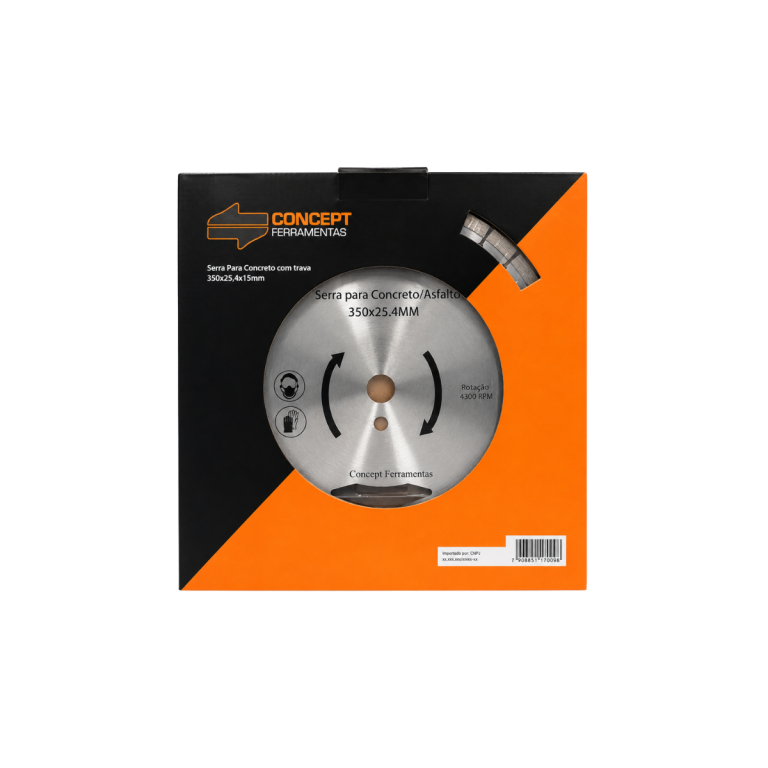 DISCO DE CORTE 350X15X25 4MM PARA CONCRETO B