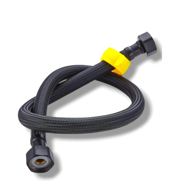 ENGATE FLEX. PRETO (NYLON) 60CM