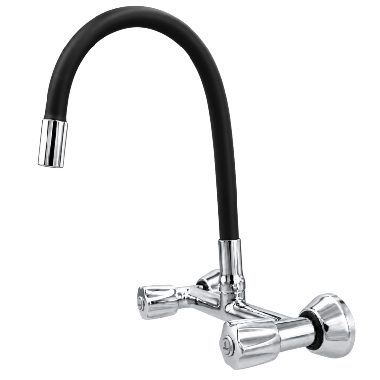 MISTURADOR PAREDE FLEX. PRETO C50 MVS PREMIUM