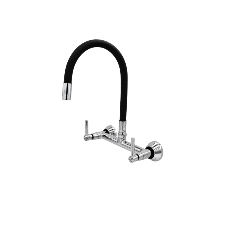 MISTURADOR PAREDE FLEX. PRETO C72 MVC PREMIUM