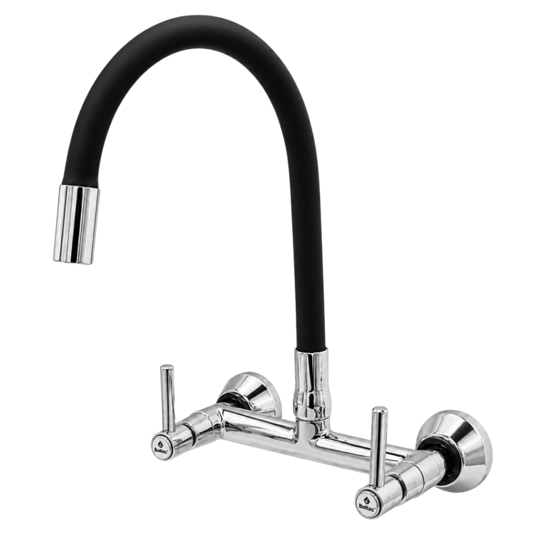 MISTURADOR PAREDE FLEX. PRETO C72 MVC PREMIUM