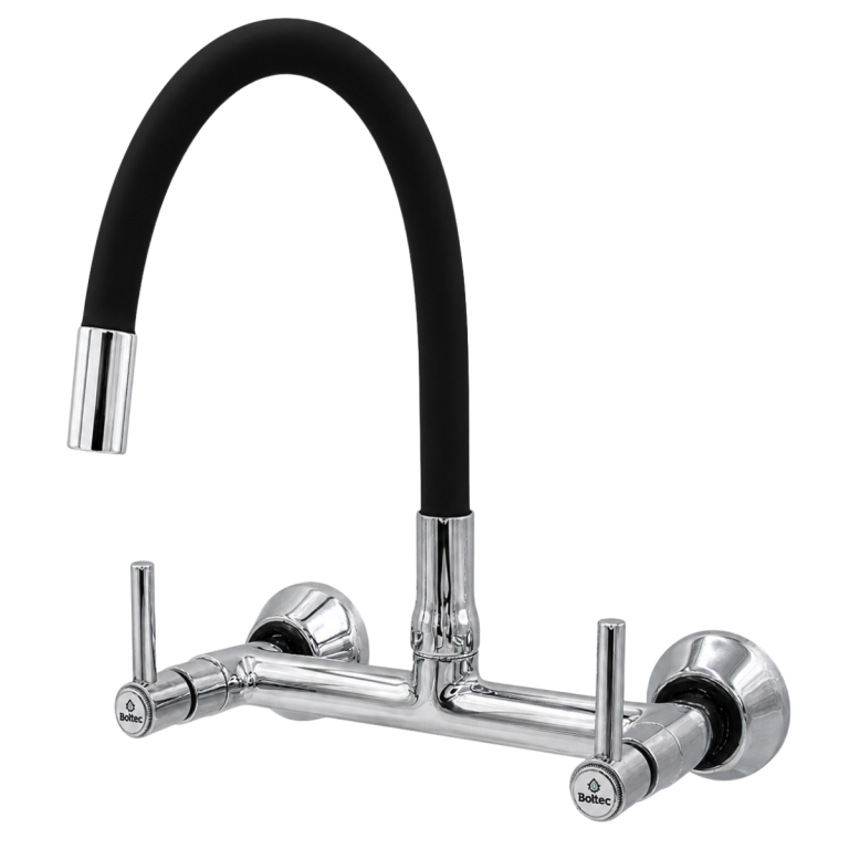 MISTURADOR PAREDE FLEX. PRETO C72 MVC PREMIUM