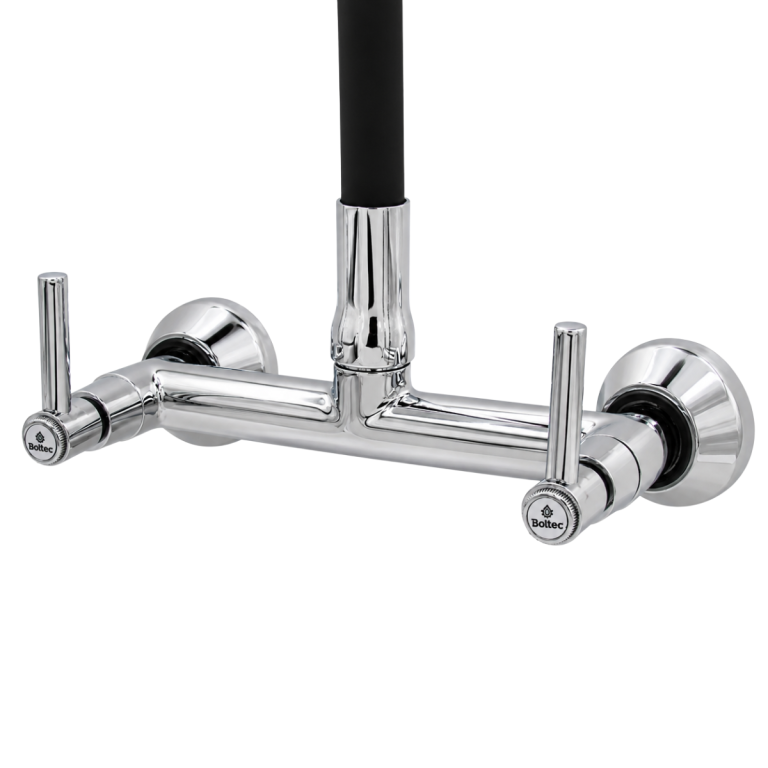 MISTURADOR PAREDE FLEX. PRETO C72 MVC PREMIUM