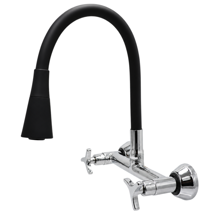 MISTURADOR PAREDE FLEX. JATO DUPLOPRETO C36 MVS PREMIUM